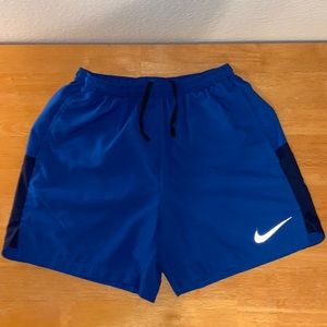 Mens Royal Blue 4.5/5in Inseam Nike Running Shorts /w Liner